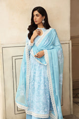 Bareeze BNl1613 Sky Blue Summer Embroidered Lawn 2022 Online Shopping