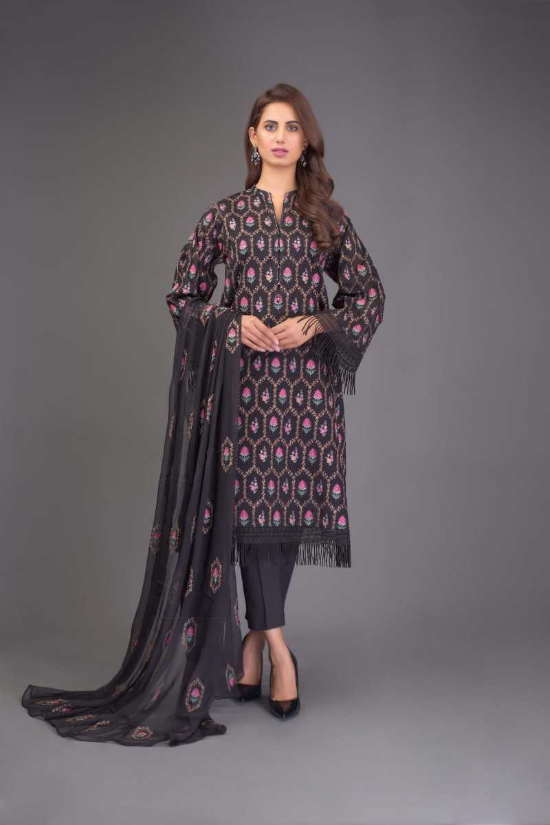 Bareeze Phool Patti Bnl741 Black Collection 2021