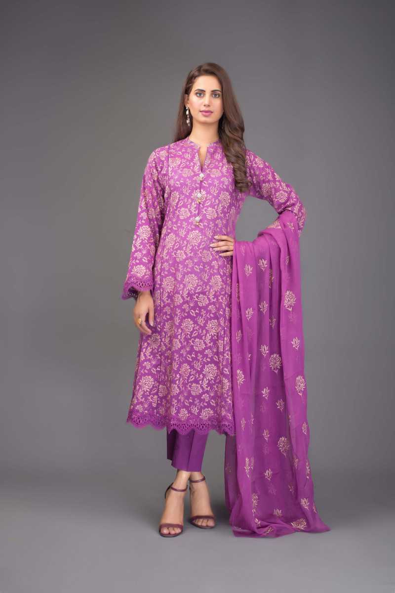 Bareeze Gul E Saba Bnl763 Purple Collection 2021