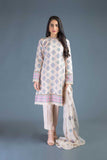 Bareeze Ethnic Strips Bnl796 Beige Collection 2021