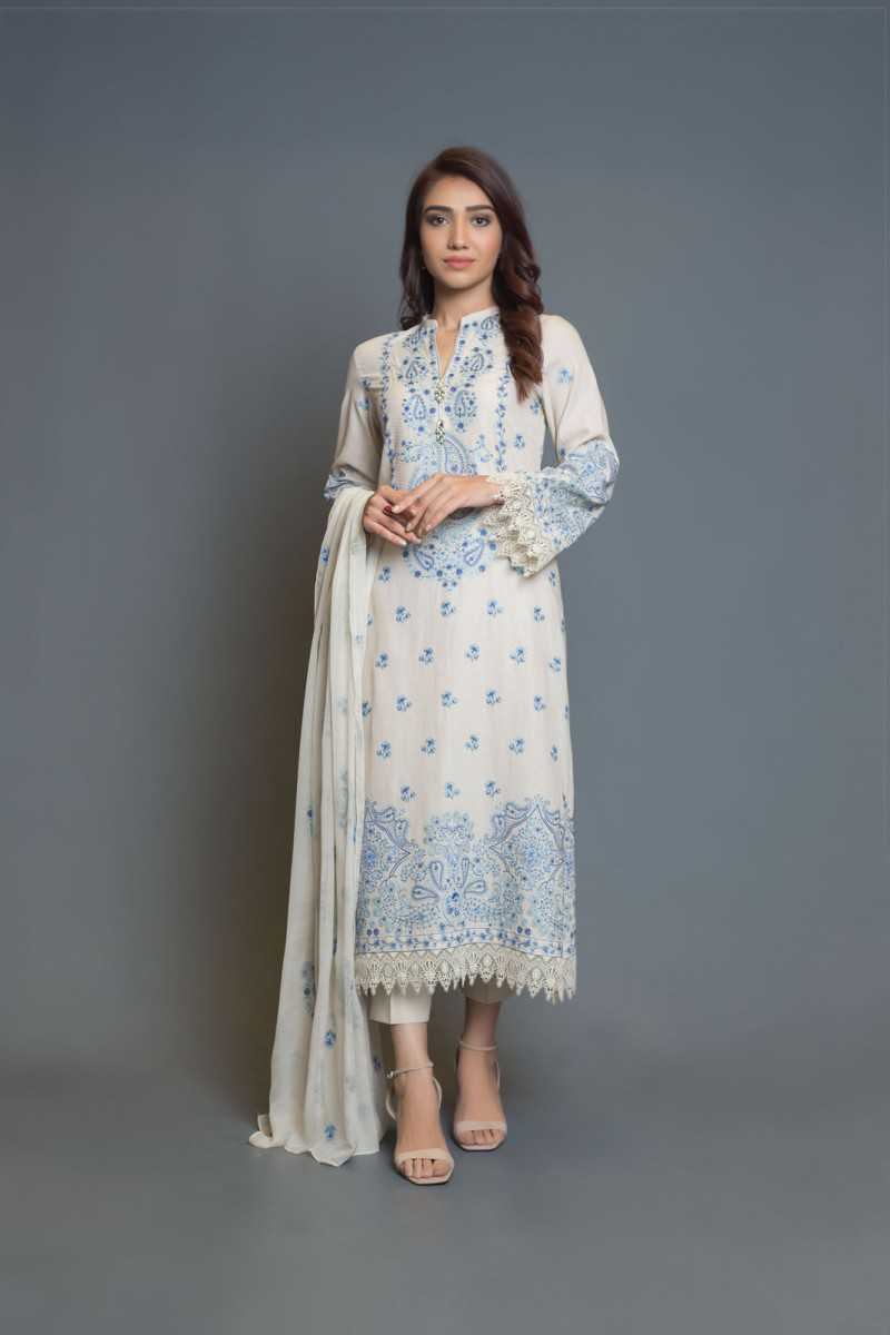 Bareeze Kashmiri Embroidery 1 Bnl857 Cream Collection 2021