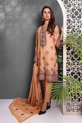 Bareeze Balochi 1 Bnl985 Orange Collection 2021