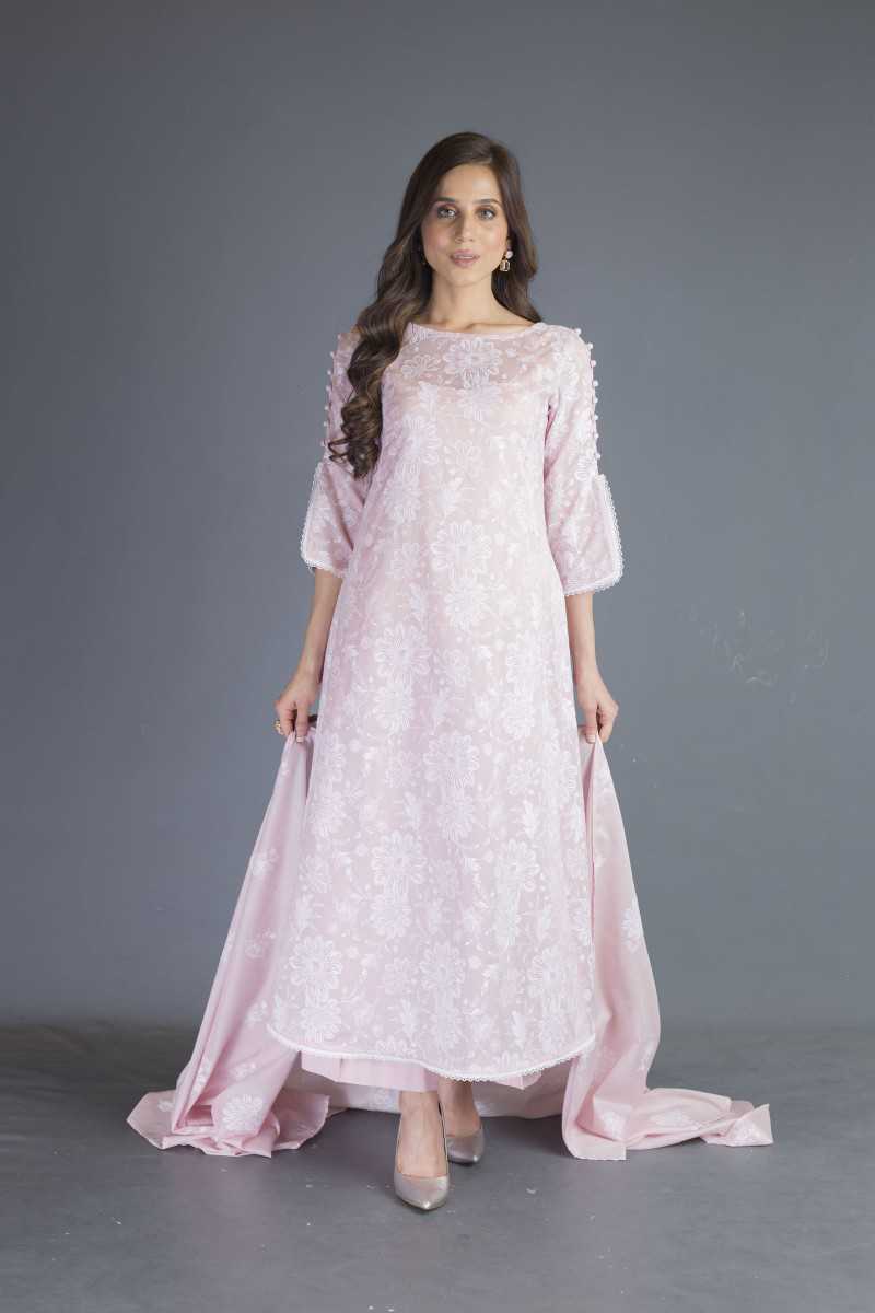 Bareeze Pearls On Sand Bnl1054 Pink Collection 2021