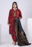Khaadi BSl22201 Maroon Eid Lawn Collection 2022 Online Shopping