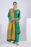 Khaadi BSl22202 Green Eid Lawn Collection 2022 Online Shopping
