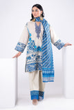 Khaadi BSl22206 Blue Eid Lawn Collection 2022 Online Shopping