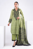 Khaadi BSl22207 Green Eid Lawn Collection 2022 Online Shopping
