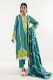 Khaadi BSl22211 Turquoise Eid Lawn Collection 2022 Online Shopping