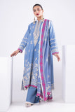 Khaadi BSl22214 Blue Eid Lawn Collection 2022 Online Shopping