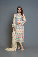 Bareeze Mustard Punch Ch3050 Beige Collection 2021