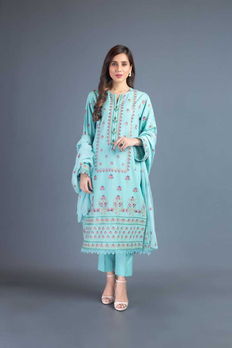 Bareeze Sachi Range Ch3061 Aqua Collection 2021