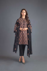 Bareeze Geometric Kingdom Ch3077 Black Collection 2021