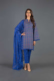 Bareeze Ethnic Charm Ch3090 Blue Collection 2021