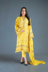 Bareeze Majestic Empire Ch3108 Yellow Collection 2021