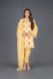 Bareeze Vintage Glam Ch3121 Yellow Collection 2021
