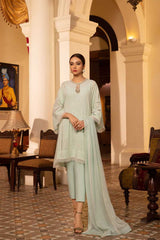 Bareeze Lucknowi Range Ch3144 Aqua Collection 2021