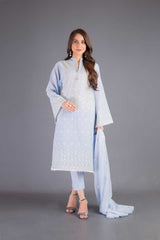 Bareeze Kawita Range Ch3148 Sky Blue Collection 2021