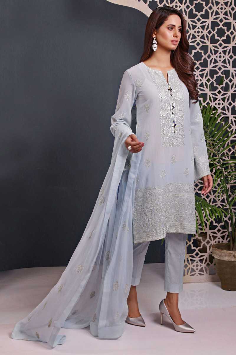 Bareeze Gul E Gulmit Ch3168 Sky Blue Collection 2021