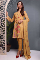 Bareeze Floral Artisty 1 Ch3235 Mustard Collection 2021