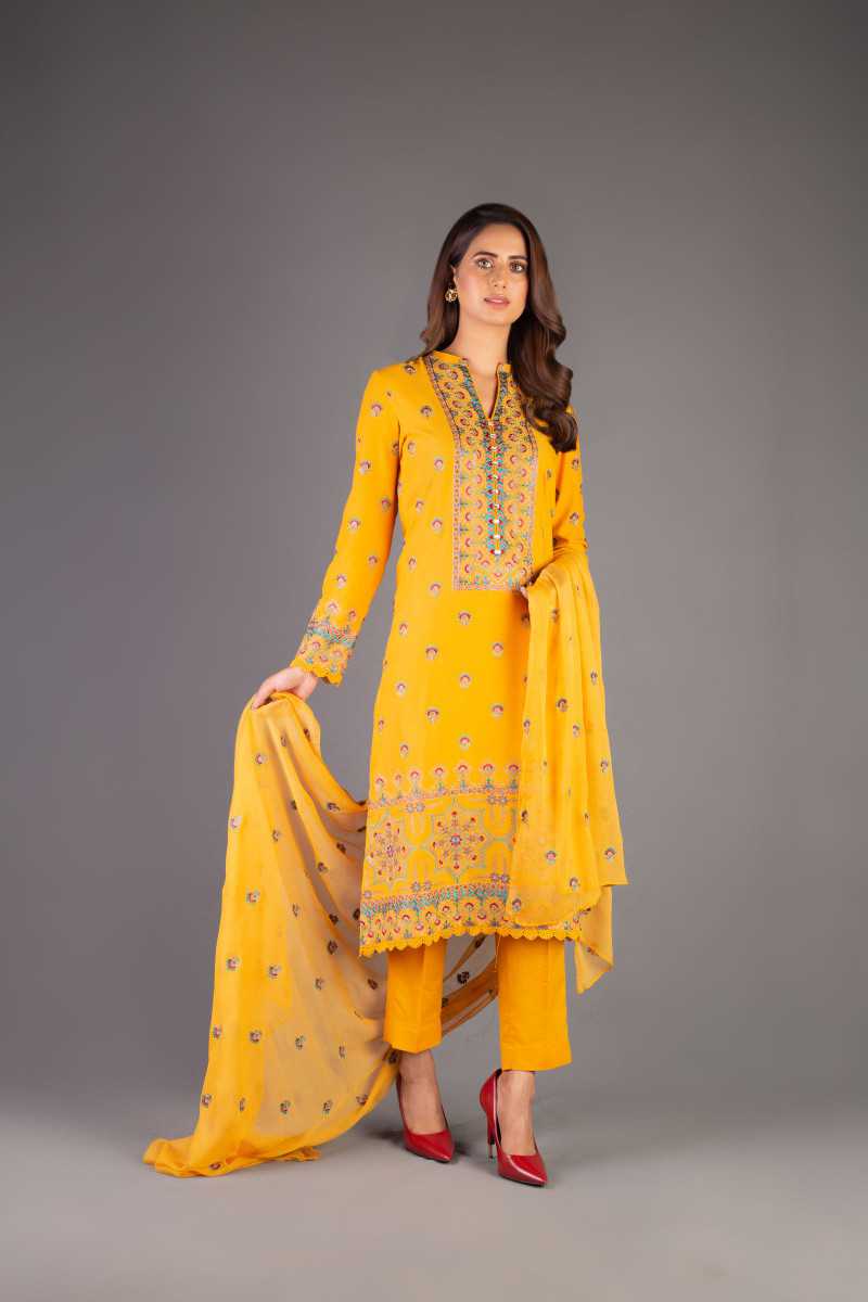 Bareeze Ertugul Ch3305 Yellow Collection 2021