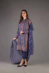 Bareeze Ikis Ch3313 Navy Blue Collection 2021