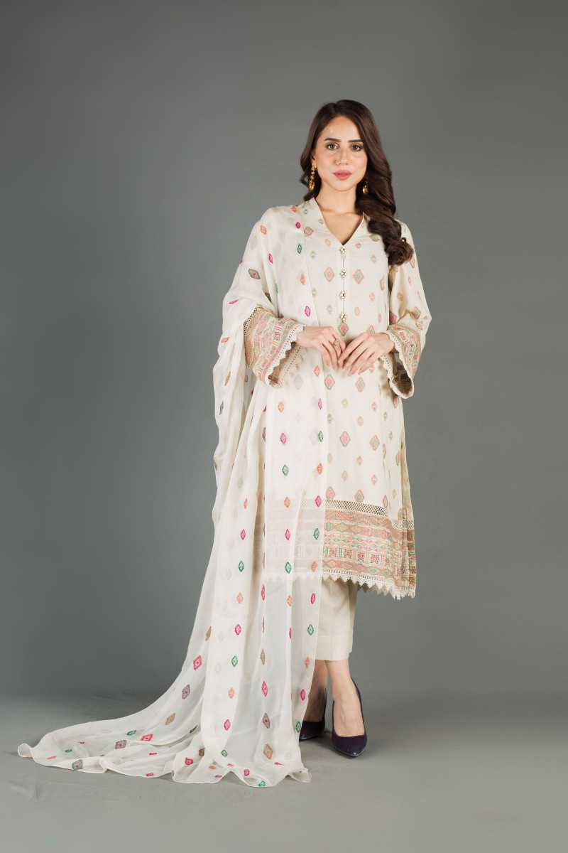 Bareeze Color Funk 2 Ch3336 Off White Collection 2021