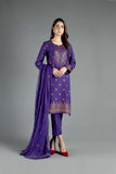 Bareeze Vintage Tribe 1 Ch3359 Purple Collection 2021