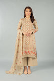 Ch3609 Beige Bareeze Winter Karandi 2021