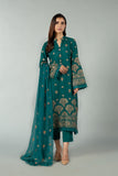 Ch3692 Sea Green Bareeze Winter Karandi 2021