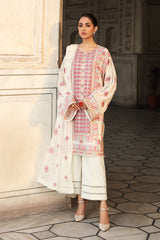 Bareeze CH3801 Off White Summer Embroidered Lawn 2022 Online Shopping