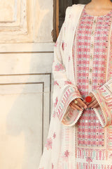 Bareeze CH3801 Off White Summer Embroidered Lawn 2022 Online Shopping