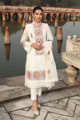 Bareeze CH3808 Off White Summer Embroidered Lawn 2022 Online Shopping