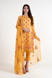 Bareeze CH3847 Mustard Summer Embroidered Lawn 2022 Online Shopping