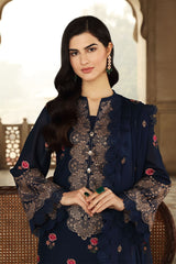 Bareeze CH3849 Navy Blue Summer Embroidered Lawn 2022 Online Shopping