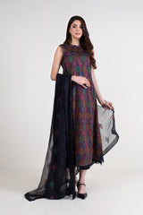 Bareeze CH3853 Black Summer Embroidered Lawn 2022 Online Shopping