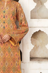 Bareeze CH3853 Mustard Summer Embroidered Lawn 2022 Online Shopping