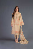 Bareeze Mughal Brocade 1 Ch3072 Brown Collection 2021