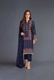 Bareeze Mughal Brocade 1 Ch3072 Navy Blue Collection 2021