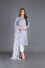 Bareeze Chaman 1 Range Bnl1009 Grey Collection 2021