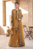 Maria B CST-503-Mustard Sateen Collection 2022 Online Shopping