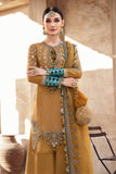 Maria B CST-503-Mustard Sateen Collection 2022 Online Shopping