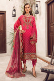 Maria B CST-507-Hot Pink Sateen Collection 2022 Online Shopping
