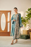 Dhanak DC 2081 Tea Green 3pcs Festive Eid RTW 2022 Online Shopping