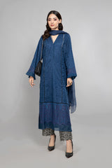 Maria B Suit Blue DW-EA20-11 Eid Casual 2021