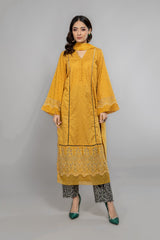 Maria B Suit Mustard DW-EA20-11 Eid Casual 2021