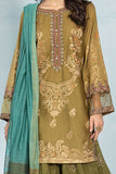 Maria B DW EA22 22 Olive Green  Eid Casual Wear RTW 2022 Online Shopping