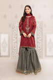 Maria B Maroon DW-EF22-28 Casual Lawn Prets 2022 Online Shopping