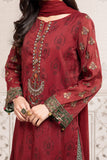 Maria B Maroon DW-EF22-28 Casual Lawn Prets 2022 Online Shopping
