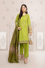 Maria B Green DW-EF22-34 Casual Lawn Prets 2022 Online Shopping