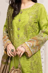 Maria B Green DW-EF22-34 Casual Lawn Prets 2022 Online Shopping
